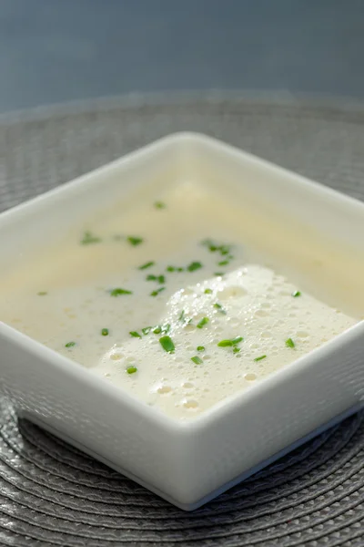 Sopa de creme com cogumelos — Fotografia de Stock