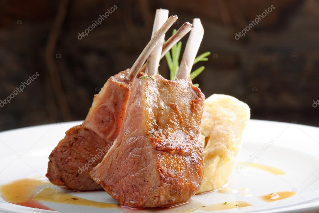 Grilled Lamb steaks