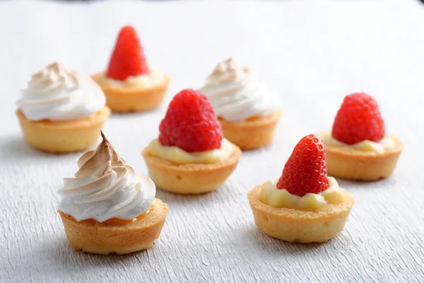 Tartas de frutas francesas crujientes —  Fotos de Stock