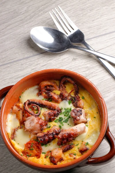 Spanish tapas style octopus — Stock Photo, Image