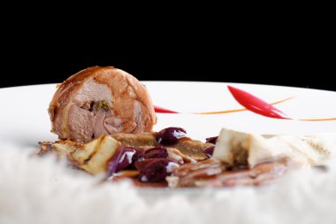 İyi yemek, gurme ana Entree sahası ızgara kuzu biftek