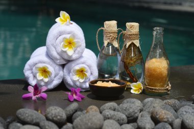 Spa'da bali adada lüks bir villa konsepti