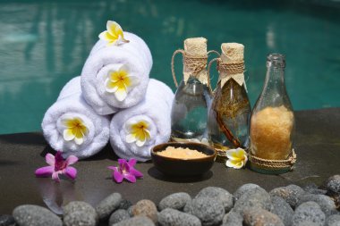 Spa'da bali adada lüks bir villa konsepti