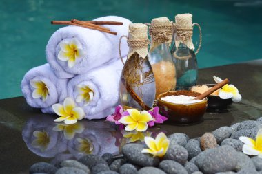 Spa'da bali adada lüks bir villa konsepti