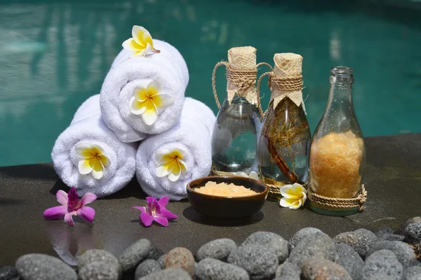 At the Spa, concept in a luxury Villa on Bali Island — Stock Photo, Image