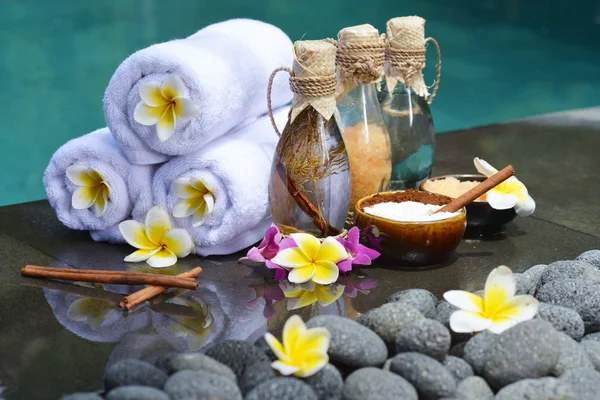 En el Spa, concepto en una villa de lujo en la isla de Bali —  Fotos de Stock