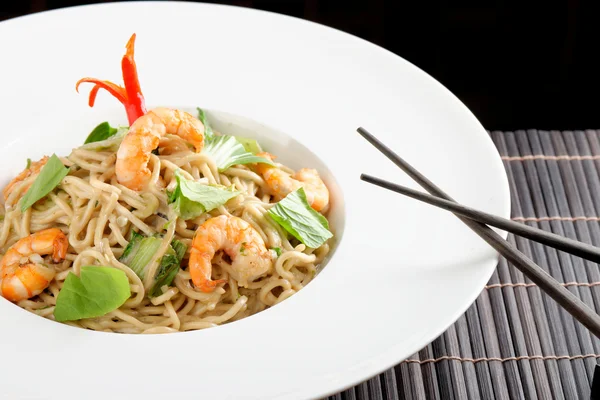 Thai style rice noodles — Stock Photo, Image