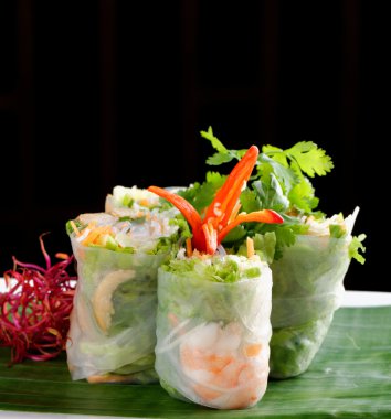 Taze bahar rulolar, Vietnamca gıda