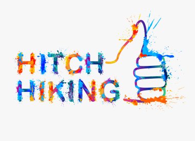 Otostop splash boya yazıt. 