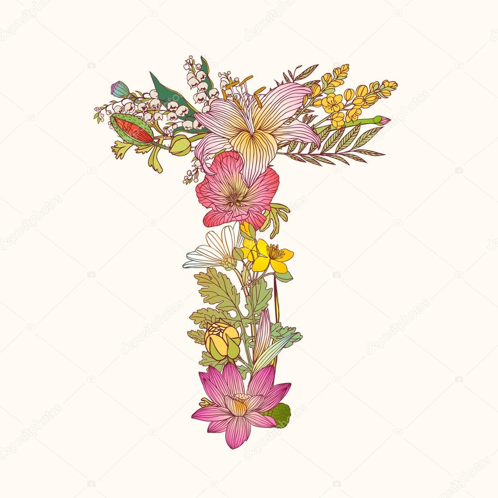 fleur commençant par la lettre t