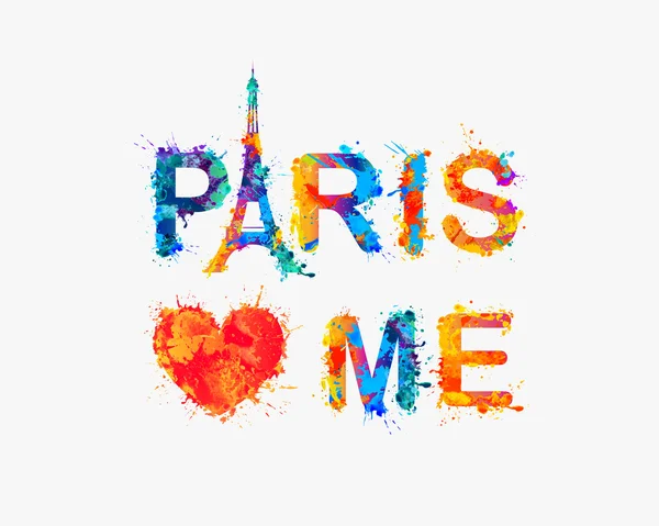 Paris m'aime — Image vectorielle
