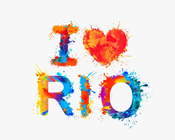 Uwielbiam Rio — Wektor stockowy