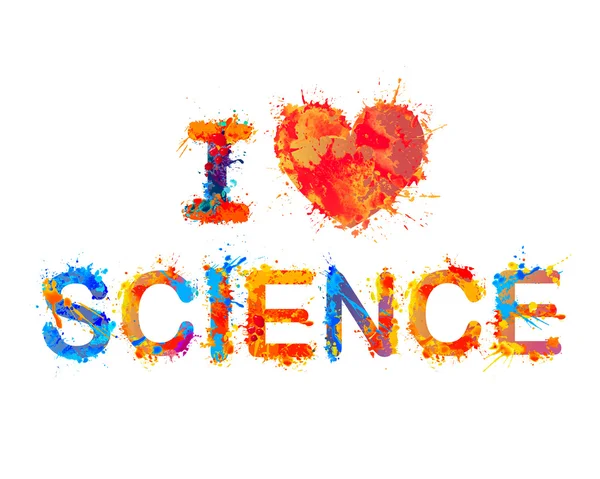 科学を愛する — ストックベクタ
