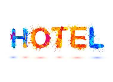 Otel. Splash boya word
