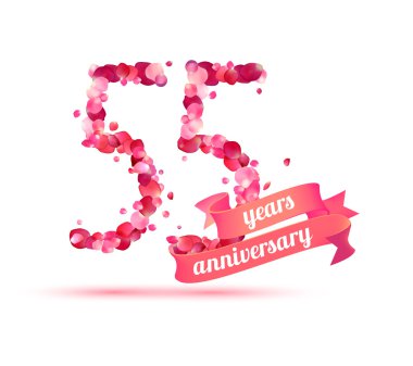 elli beş (55) yıl yıldönümü 