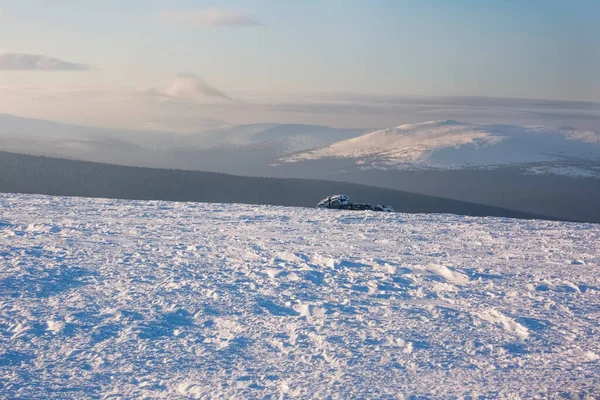 Manpupuner Plateau Winter Landscape Komi Republic Rusia —  Fotos de Stock