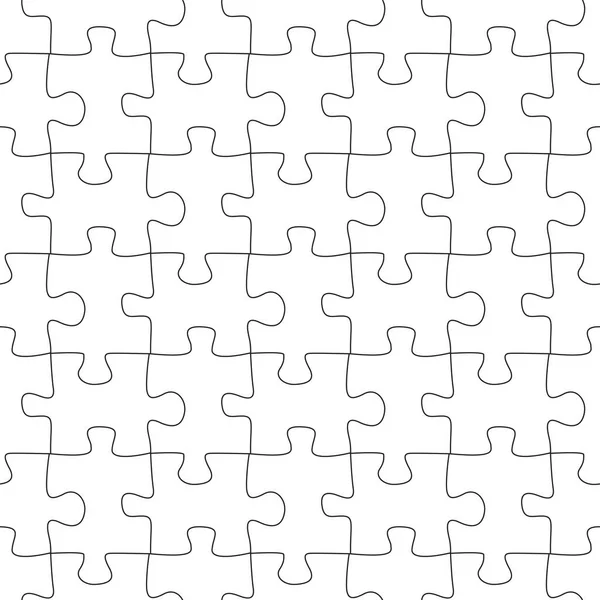 Векторный бесшовный шаблон сетки головоломок — стоковый вектор