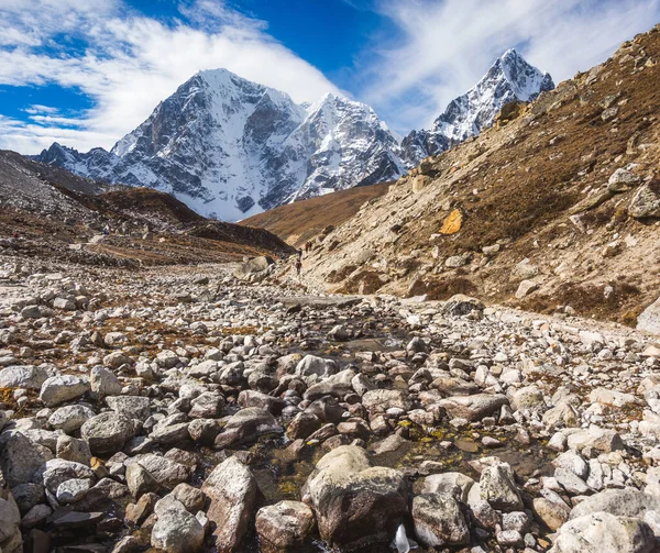 Camino Campamento Base Del Everest Parque Nacional Sagarmatha Himalaya Nepal — Foto de Stock