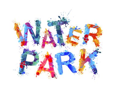 Su parkı. Sıçrama boyasından bahseden kelime.