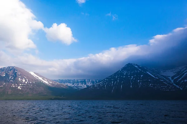 Lago Lama Meseta Putorana Taimyr Rusia — Foto de Stock
