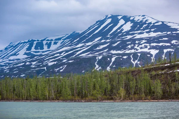 Lago Lama Meseta Putorana Taimyr Rusia — Foto de Stock