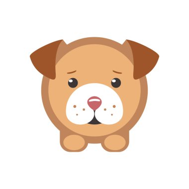 Köpek çemberi ikonu. Düz sembol