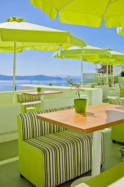 Café verde ao ar livre — Fotografia de Stock