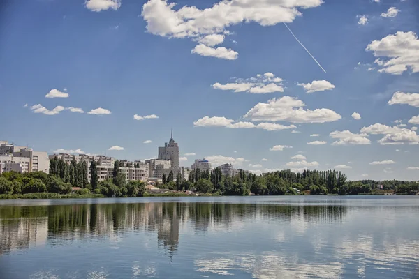 Панорама Воронезького від річки — стокове фото