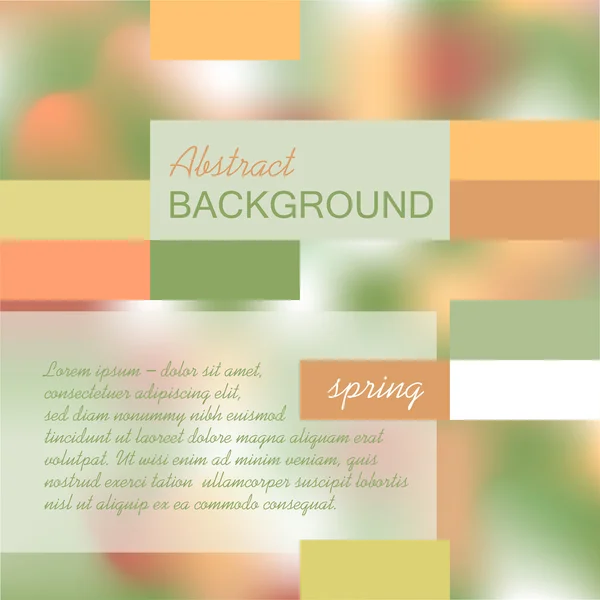 Abstract background in spring colors — Stock Vector