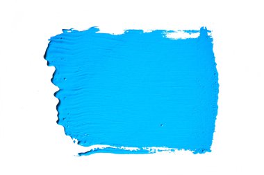 Mavi boya brushstroke