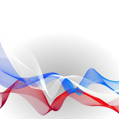 Vektör şablon doğrusal arka plan ile 12 Haziran - Bağımsızlık günü Rus ve 4 Kasım - askeri zafer günü kutlamak için üç renkli.