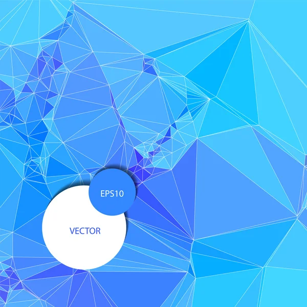 Vektor abstrakten geometrischen Hintergrund. Dreiecke und Haarlinien — Stockvektor