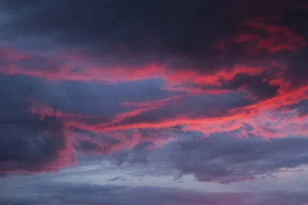 Clouds in the sunset sky — Stock Photo, Image