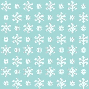 Sorunsuz kış desen - kar taneleri