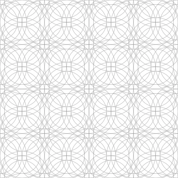 Seamless pattern - linear circles — Stock Vector