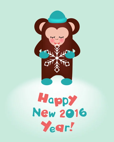 Šťastný nový rok 2016! — Stockový vektor