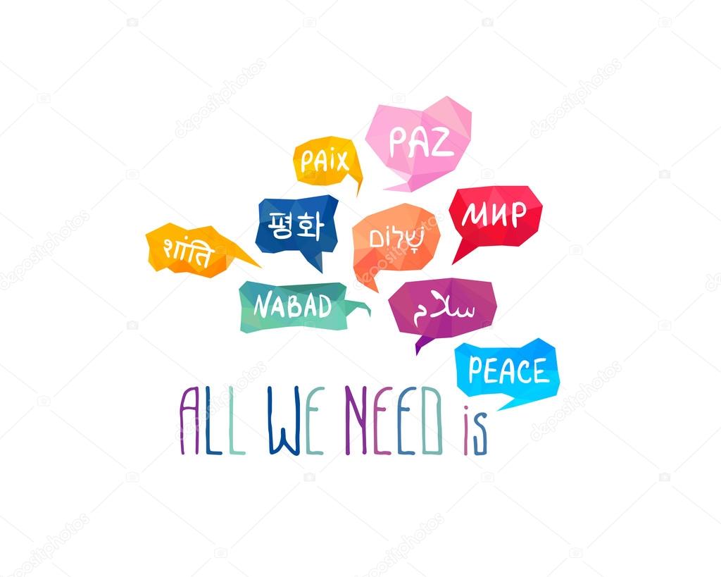 All we need is Peace