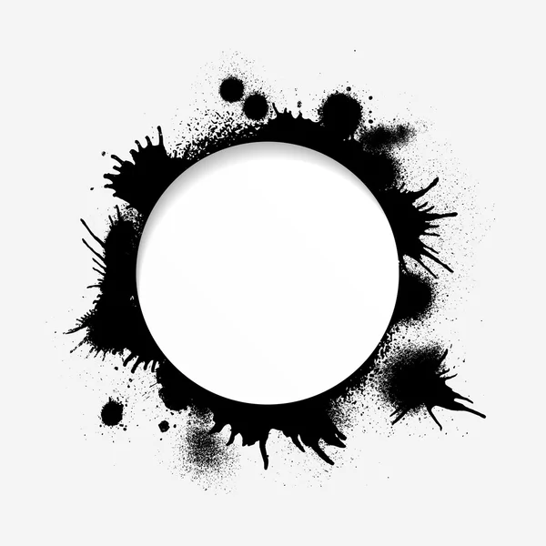 Cadre de cercle de fente — Image vectorielle