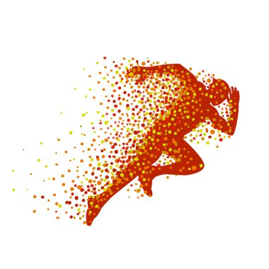 sprinter. Adam çalıştıran
