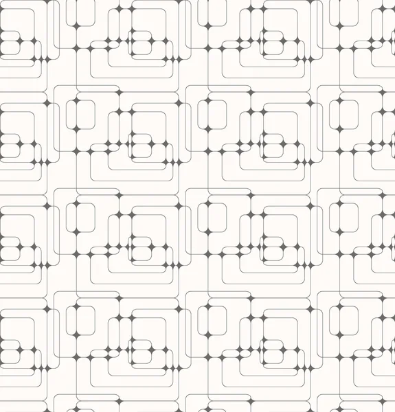 Motif vectoriel sans couture - coins arrondis carrés — Image vectorielle