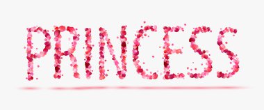 Word Prenses pembe gül yaprakları