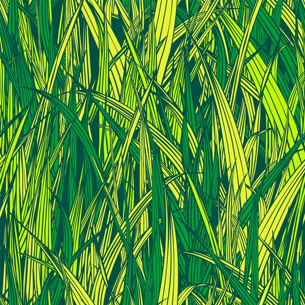 Wzór - zielona trawa — Wektor stockowy