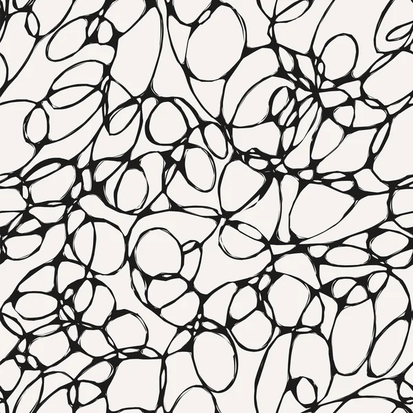 抽象的なシームレス パターン - カオスの輪生体 — ストックベクタ