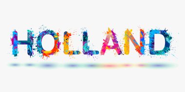 Holland. Splash boya word