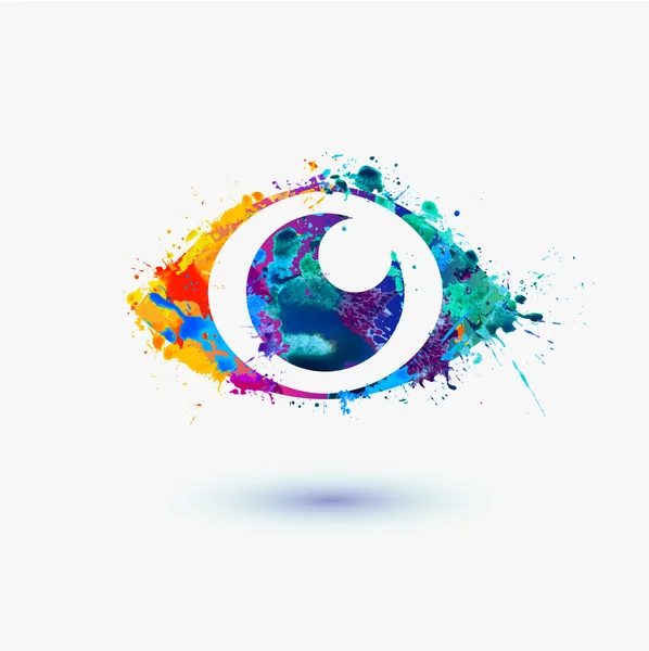 Göz simgesi splash boya