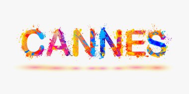 Cannes. Splash boya word