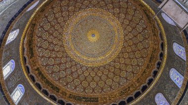 Ramazan ayında Cuma günü El Aksa Camii 'ndeki yerleşim yeri