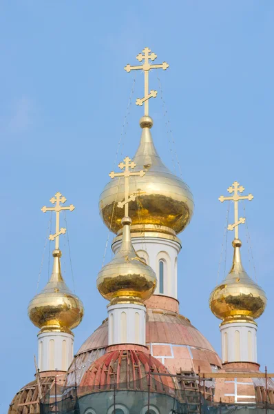 Being built a new church — Stock Photo, Image