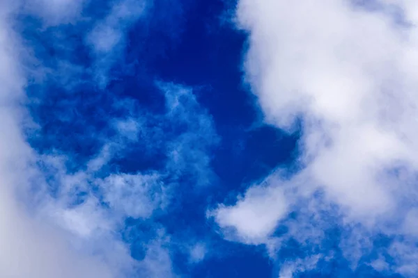 Cumulus Clouds Blue Sky Background White Clouds Sky Weather Phenomenon — Stock Photo, Image