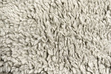 Katı gri renkli yün kumaş arkaplanı, tasarım için boş